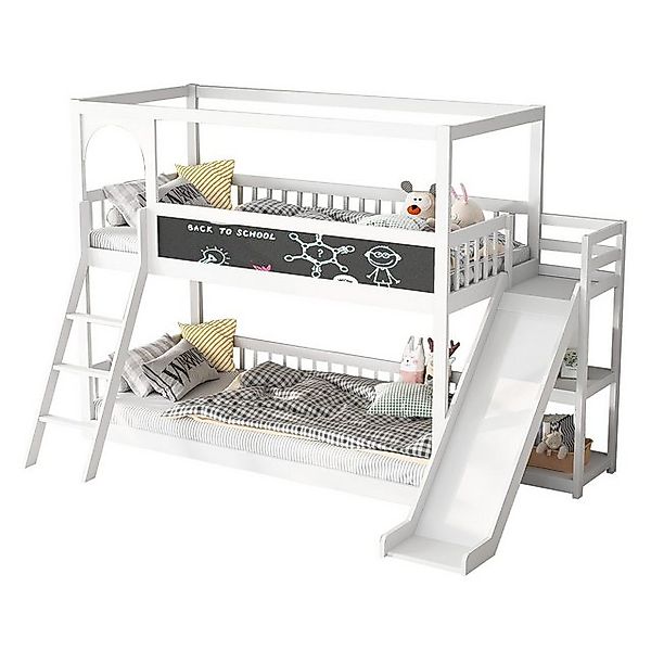 FUROKOY Etagenbett Etagenbett Doppelstockbett Hochbett, Kinderbett 90x200 c günstig online kaufen