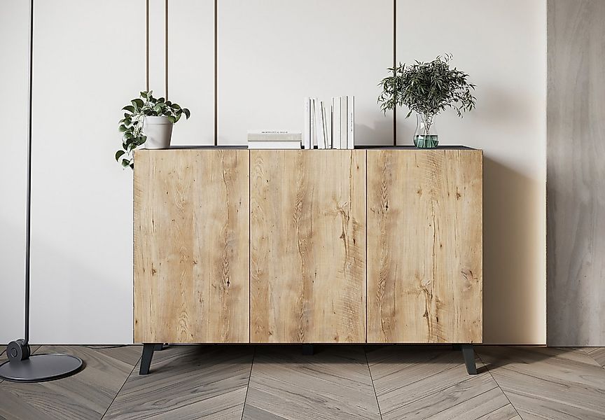 Home affaire Sideboard SIDEBOARD PHUKET II, Stilvolle, grifflose Kommode, B günstig online kaufen