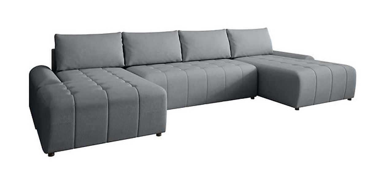 Beautysofa Ecksofa Costa U, inkl. Schlaffunktion, Bettkasten, modernes Loun günstig online kaufen