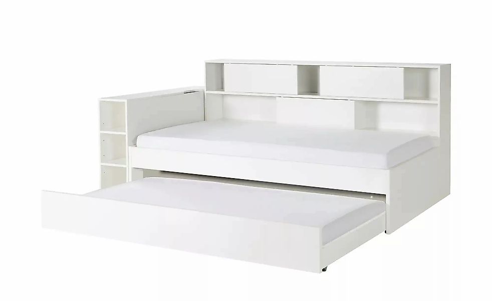 Mia & Mo Bettkombination  Noah ¦ weiß ¦ Maße (cm): B: 122,5 H: 99 Betten > günstig online kaufen
