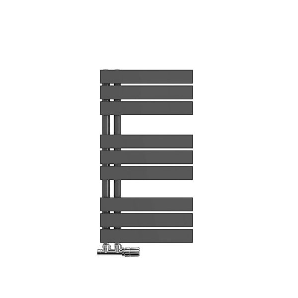Emke Badheizkörper 76x40cm 360W Anthrazit Handtuchwärmer für Badezimmer Han günstig online kaufen