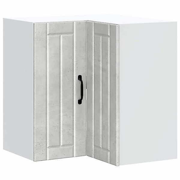 vidaXL Küchen-Eckhängeschrank Lucca Betongrau Holzwerkstoff 853861 günstig online kaufen