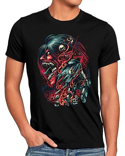 style3 T-Shirt Attack Eren attack on titan anime japan manga aot cosplay günstig online kaufen