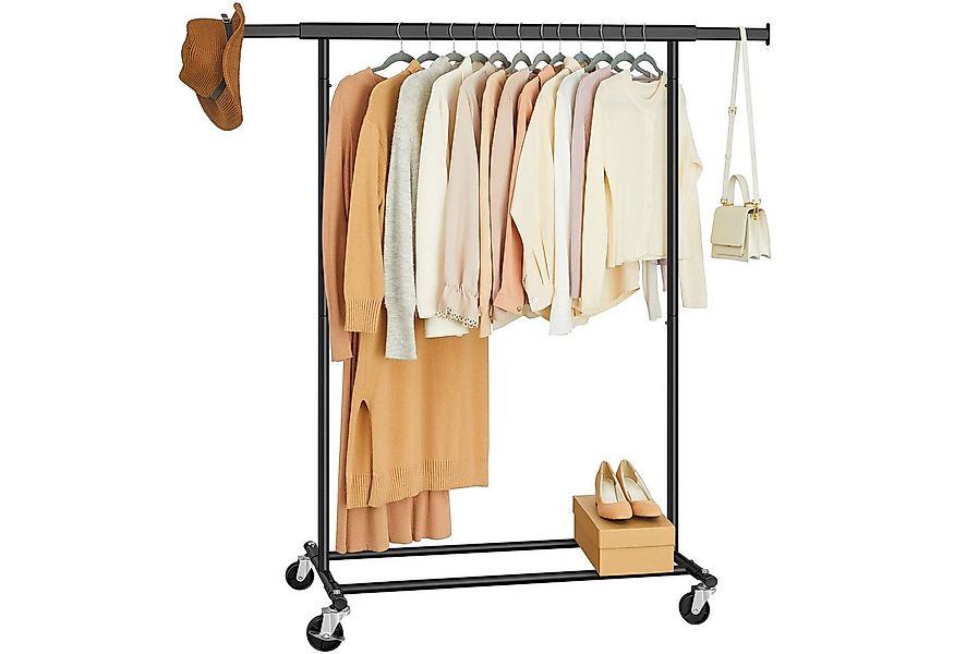 SONGMICS Kleiderständer, Garderobenständer auf Rollen, bis 90 kg belastbar günstig online kaufen