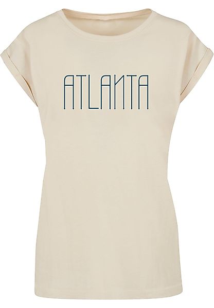 Merchcode T-Shirt "Merchcode Damen Ladie Atlanta Extended Shoulder Tee", (1 günstig online kaufen