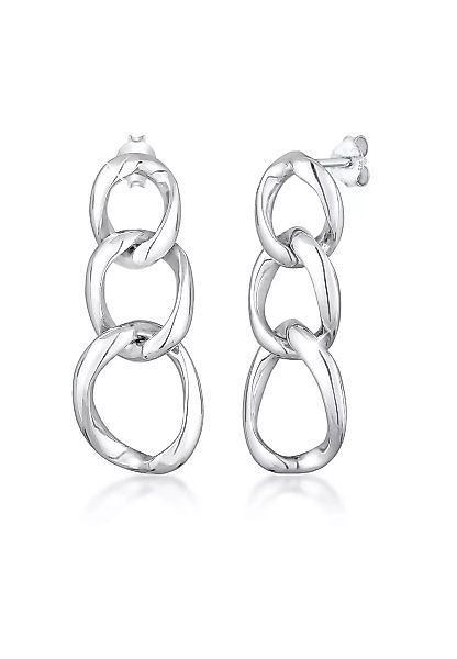 Elli Paar Ohrhänger "Ohrhänger Basic Blogger Chain Look 925 Silber" günstig online kaufen