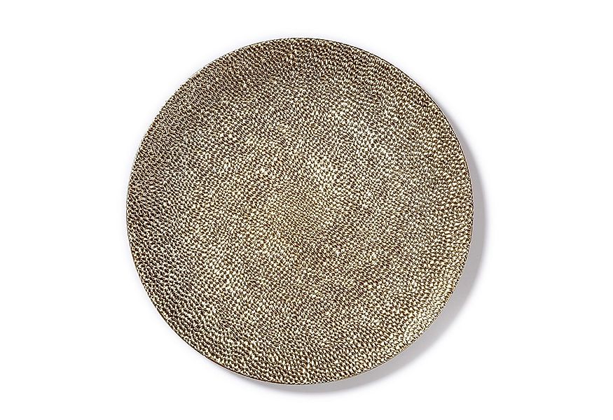 MAGIC by Inge Dekoteller, Dekoteller 33cm Kunststoff gehämmerte Optik - Gol günstig online kaufen