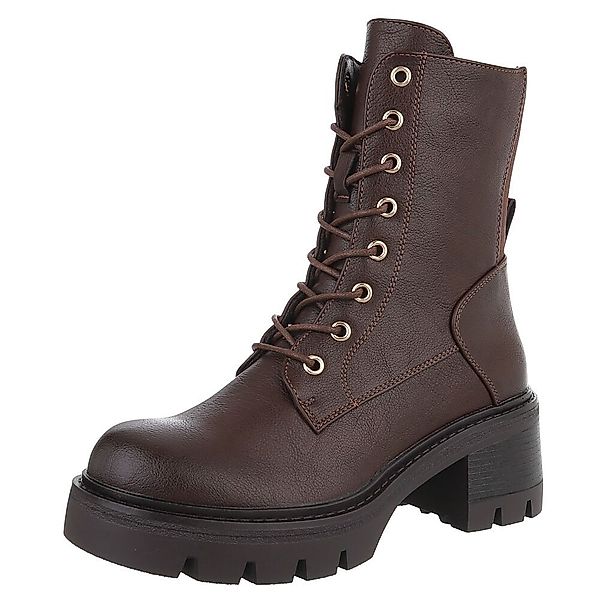 Ital-Design Robuste Stiefelette mit Schnürung für günstig online kaufen