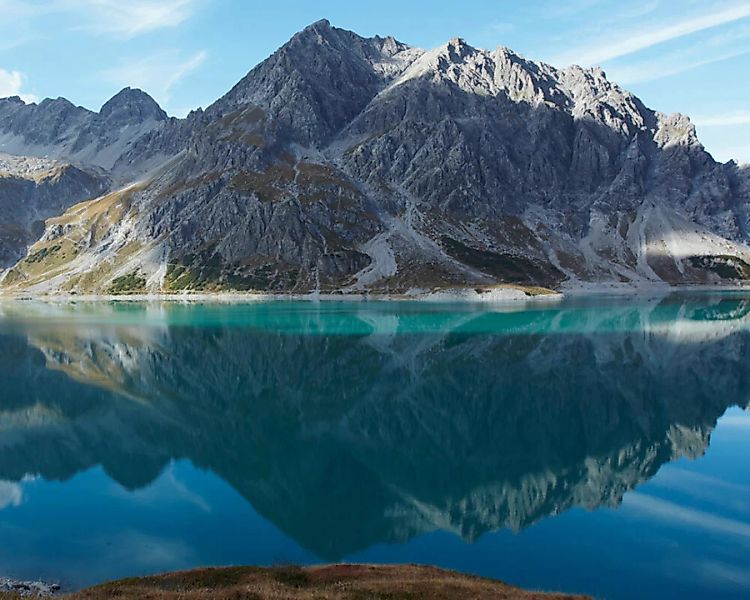 Fototapete "Bergsee klar" 4,00x2,50 m / Glattvlies Brillant günstig online kaufen