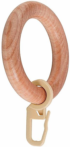 GARESA Gardinenring »Holzring mit Haken«, (20 St.), für Durchmesser bis 28m günstig online kaufen