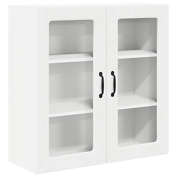 vidaXL Küchenwandschrank mit Regal Weiß 80 x 31 x 80 cm Holzwerkstoff 88541 günstig online kaufen