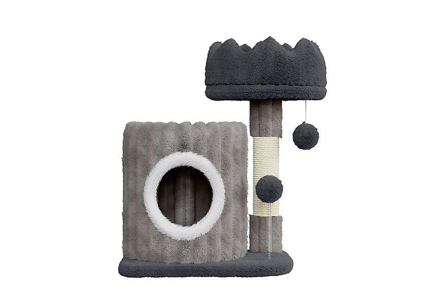 Dogat Kratzbaum Katzenbaum für Katzen, Kletterbaum mit Spielzeug, kompakt, günstig online kaufen