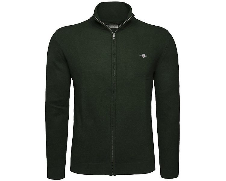 Gant Cardigan Extrafine Lambswool Zip Herren Strickjacke, Jacke, Pullover, günstig online kaufen