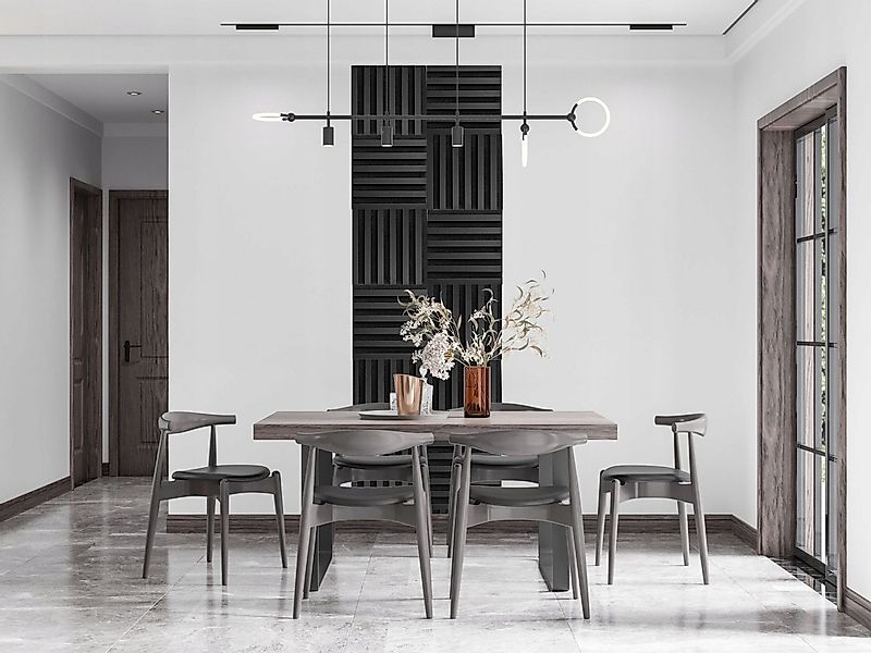 Mebano 3D Wandpaneel 6tlg. 40x40cm Akustikpaneele Wandpaneel Stilvoller Sch günstig online kaufen