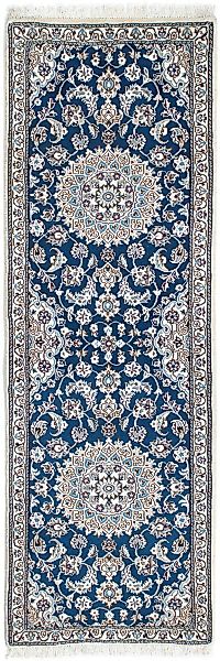 morgenland Orientteppich »Perser - Nain - Royal - 190 x 62 cm - dunkelblau« günstig online kaufen