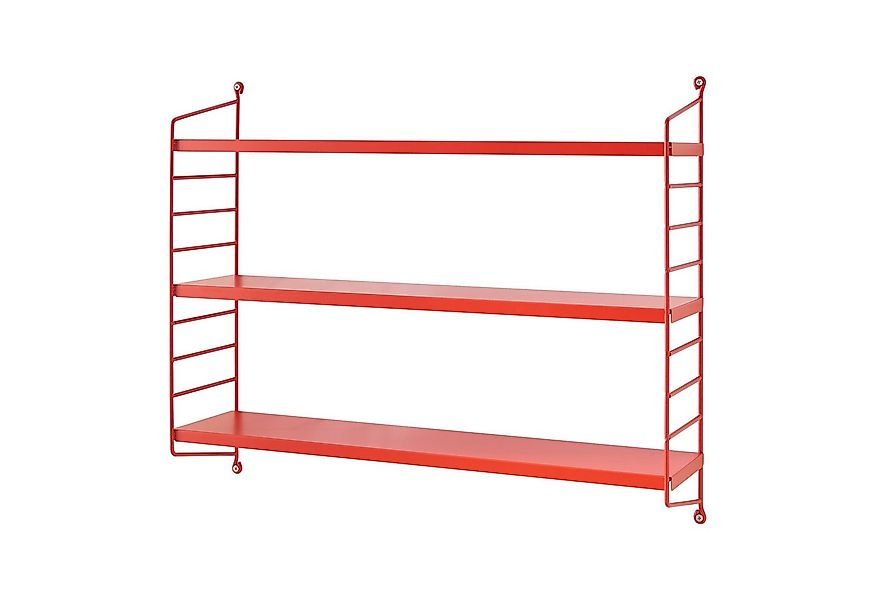 en.casa Wandregal, 1-tlg., »Strängnäs« Rot günstig online kaufen
