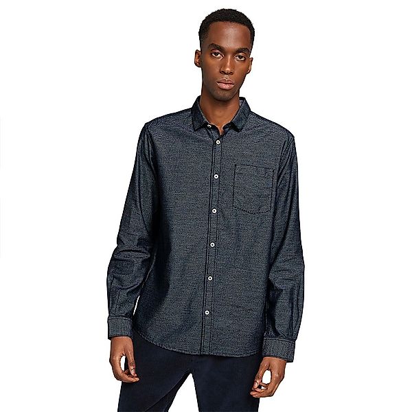 Tom Tailor 1028700 Langarm-shirt L Navy Blue Small Cross Stripe günstig online kaufen