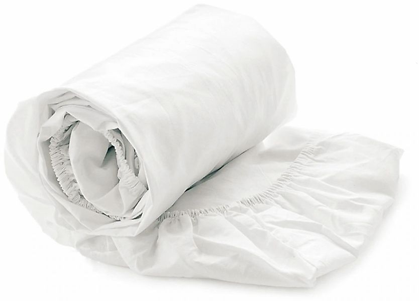 Heckett & Lane Spannbettlaken "Yellow Spannbetttuch Percale" Laken aus 100% günstig online kaufen