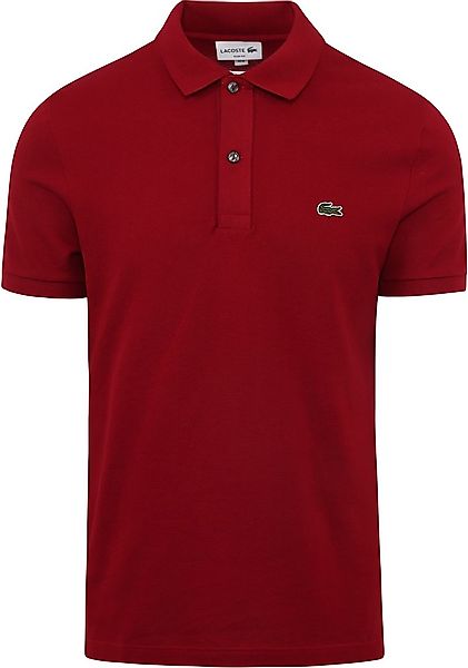 Lacoste Poloshirt Pique Bordeaux - Größe M günstig online kaufen