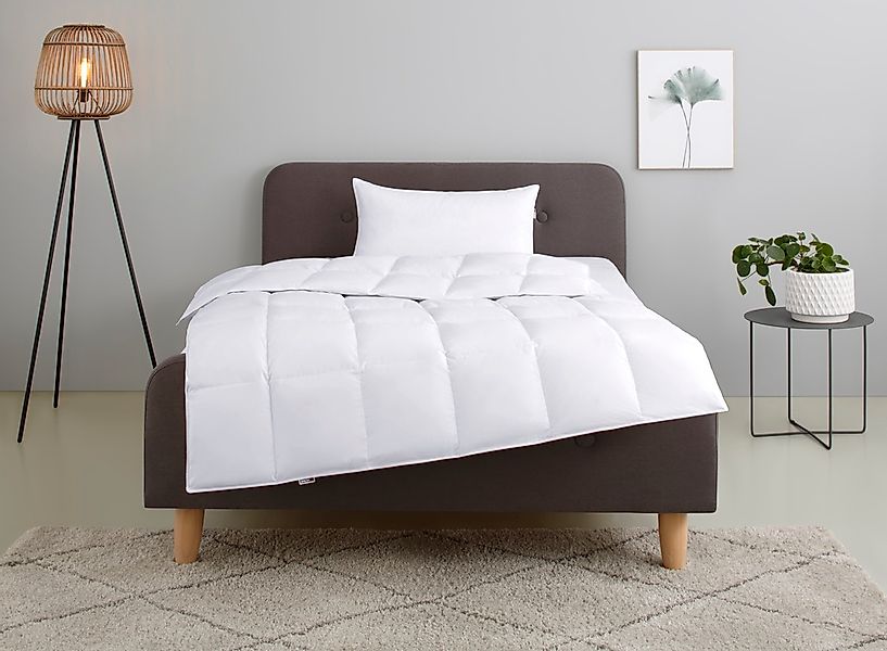 OTTO home Federbettdecke + Kopfkissen "Irah Bettdecke 135x200 cm, 155x220 c günstig online kaufen