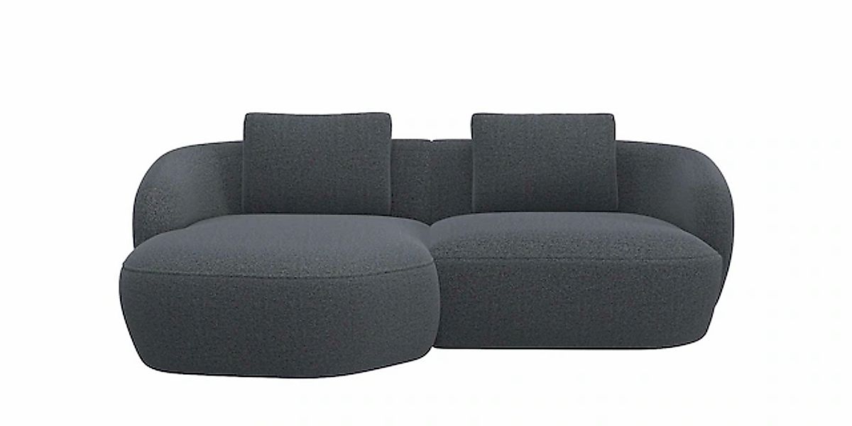 FLEXLUX Wohnlandschaft »Torino, rund, L-Form, Sofa-Ecke mit Recamiere, Long günstig online kaufen