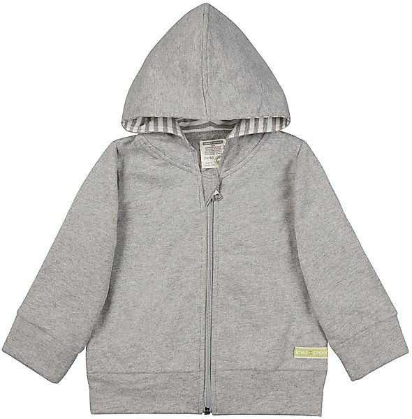 loud + proud Kapuzensweatjacke einfarbig Bio günstig online kaufen