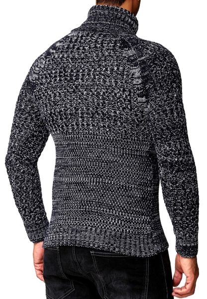 R-NEAL Rollkragenpullover Schwerer Rollkragen Winter Pullover günstig online kaufen