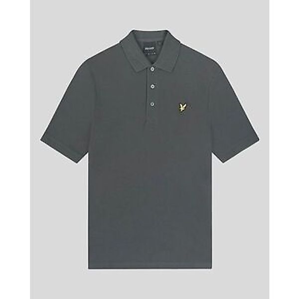 Lyle und Scott Polo Plain Anthrazit - Größe XL günstig online kaufen