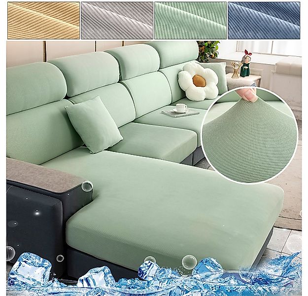 Jibenhome Sofahusse Sofa überzug 3 Sitzer, Sitzkissenbezug für Couch Stretc günstig online kaufen
