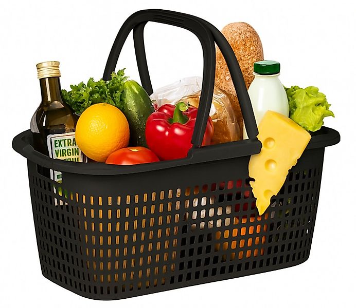 Ebaxx Einkaufskorb 32 Liter Großer Henkel Einkaufs Korb Bügel Plastik Griff günstig online kaufen