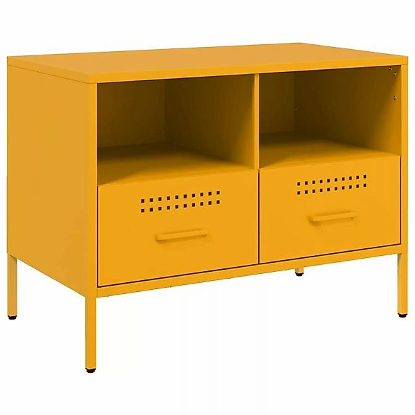 VidaXL TV-Schrank Senfgelb 68x39x50,5 cm Kaltgewalzter Stahl günstig online kaufen