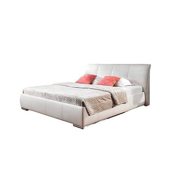 Xlmoebel Bett Luxuriöses Doppelbett mit Polsterung aus Leder und Textil, (B günstig online kaufen