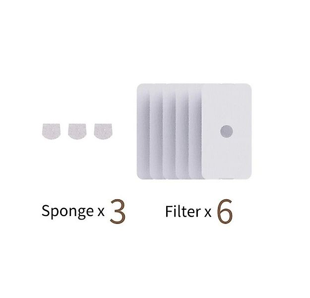 Enabot Wasserspender Rola Wassertank Filter Set, 3-Schichten-Filtration günstig online kaufen