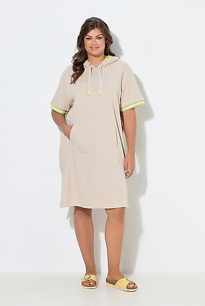 Laurasøn Jerseykleid Strandsweatkleid 1/2 Arm Kapuze Rückenprint günstig online kaufen