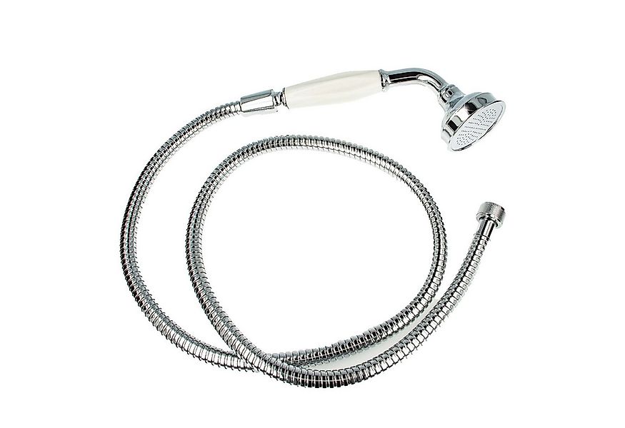 tecuro Brausegarnitur Nostalgie - Handbrause Ø 65 mm, 1-strahlig, mit Metal günstig online kaufen