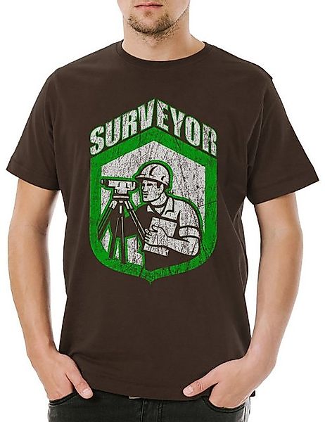 Urban Backwoods Print-Shirt Urban Backwoods Surveyor III Herren T-Shirt Bra günstig online kaufen
