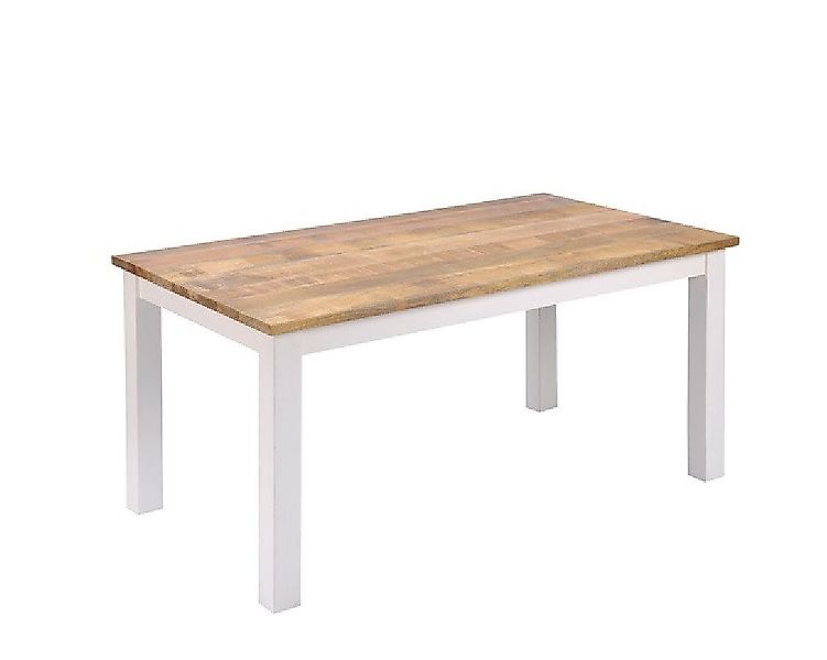 Main Möbel Esstisch Esstisch 140x90cm 'Nizza' Mango weiß natur günstig online kaufen
