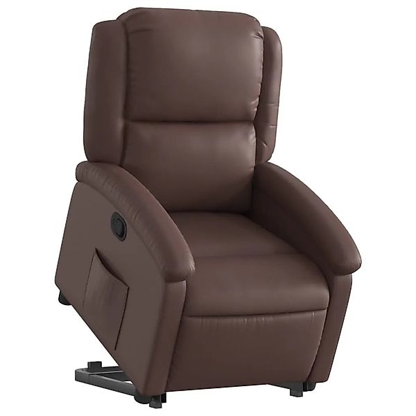 vidaXL Relaxsessel mit Aufstehhilfe Braun Kunstleder 3204228 günstig online kaufen