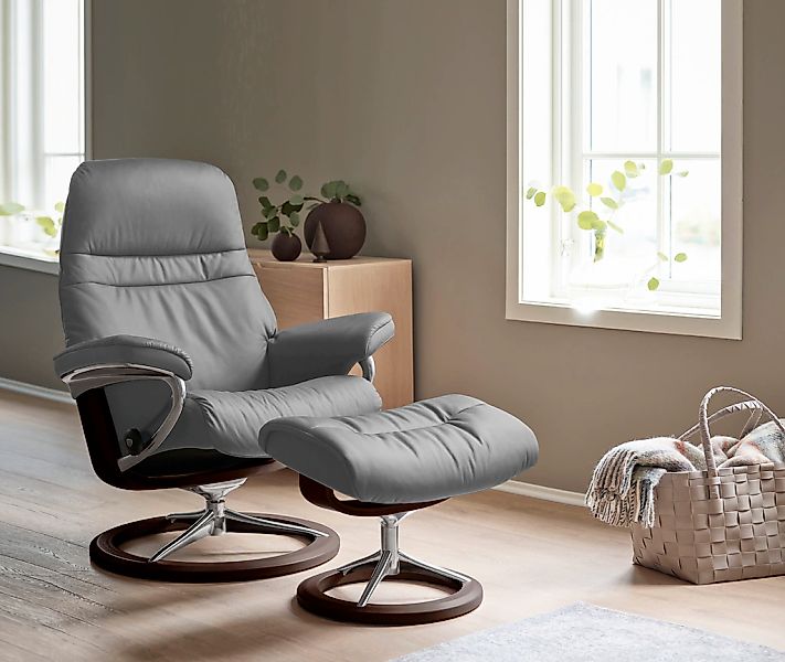 Stressless "Sunrise" mit Signature Base, Größe S, Gestell Braun günstig online kaufen