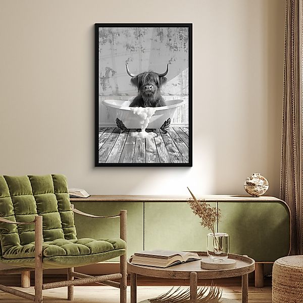 MuchoWow Poster Scottish Highlander - Tier günstig online kaufen