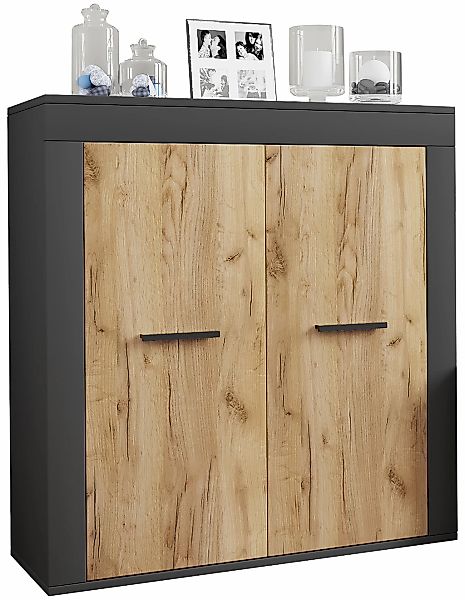 VCM Kommode "Holz Kommode Sideboard Anrichte Usilo 2 Drehtüren" 1 Stk. tlg. günstig online kaufen