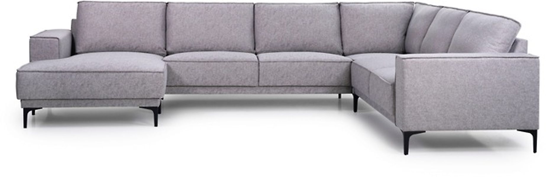 Places of Style Wohnlandschaft »XXL Sofa Oland, Struktur, Flachgewebe, Luxu günstig online kaufen