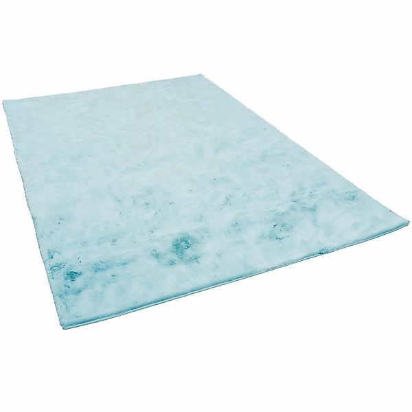 Pergamon Luxus Super Soft Fellteppich Plush Türkis 180x250cm günstig online kaufen