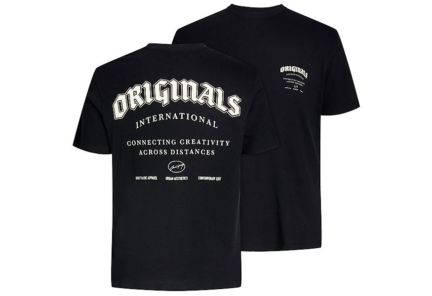 Jack & Jones Rundhalsshirt Jack&Jones T-Shirt schwarz XXL Backprint JORMEAD günstig online kaufen