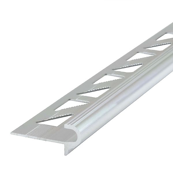 Dalsys Treppenkantenprofil 2,5m x 12,5mm Silber Kantenschutz für Fliesen günstig online kaufen