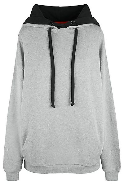 ILAY Lit Hoodie Val, Oversize Hoodie, Double Cap, Melange Kängurutasche günstig online kaufen