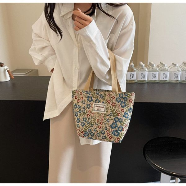 Blusmart Schultertasche Canvas-Tasche mit großem Fassungsvermögen günstig online kaufen