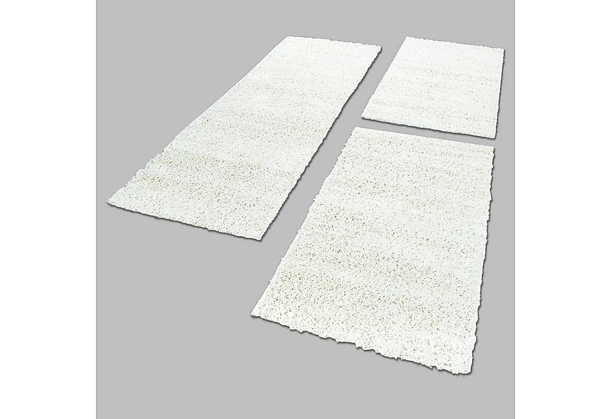 Carpettex Hochflor-Bettumrandung Unicolor - Einfarbig, Höhe 30 mm, (Bett-Se günstig online kaufen