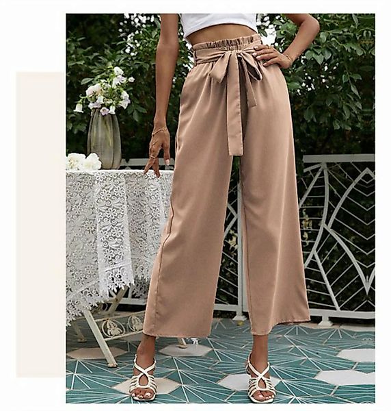 AFAZ New Trading UG Palazzohose Rosafarbene Hose mit hoher Taille für Damen günstig online kaufen
