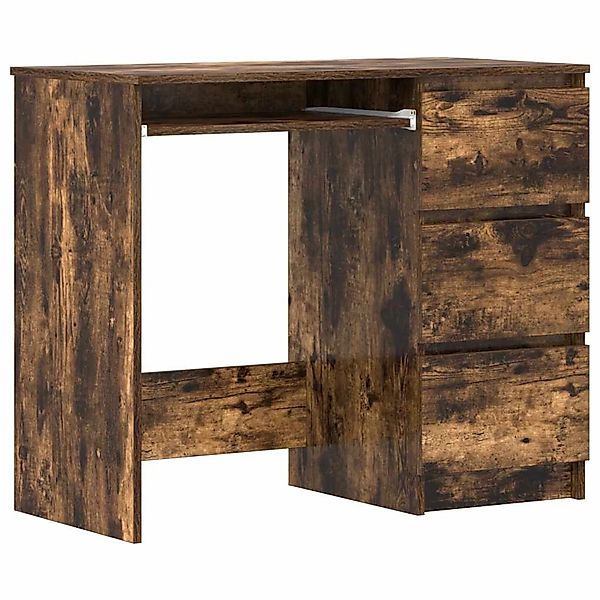 vidaXL Schreibtisch Räuchereiche 90x45x76 cm Holzwerkstoff 815507 günstig online kaufen